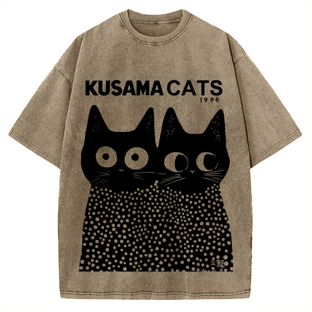 Kusama Cats 1996 Vintage Washed T-shirt