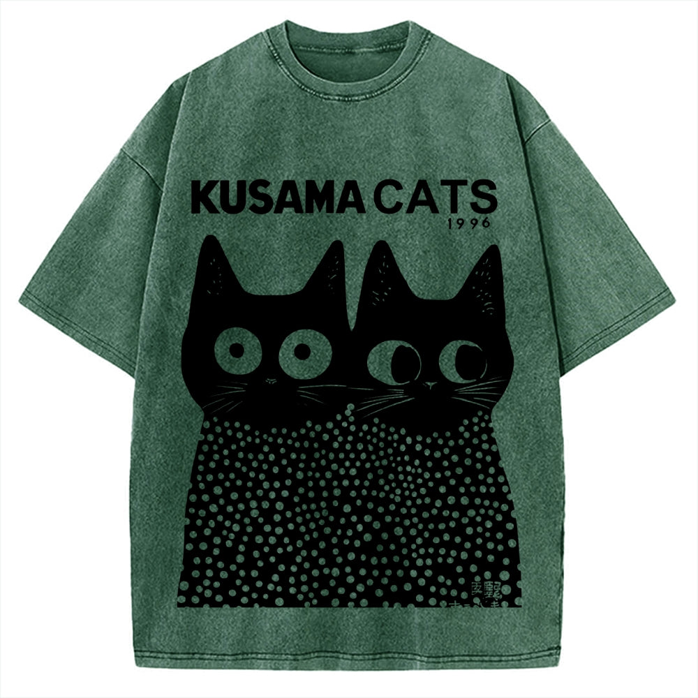 Kusama Cats 1996 Vintage Washed T-shirt