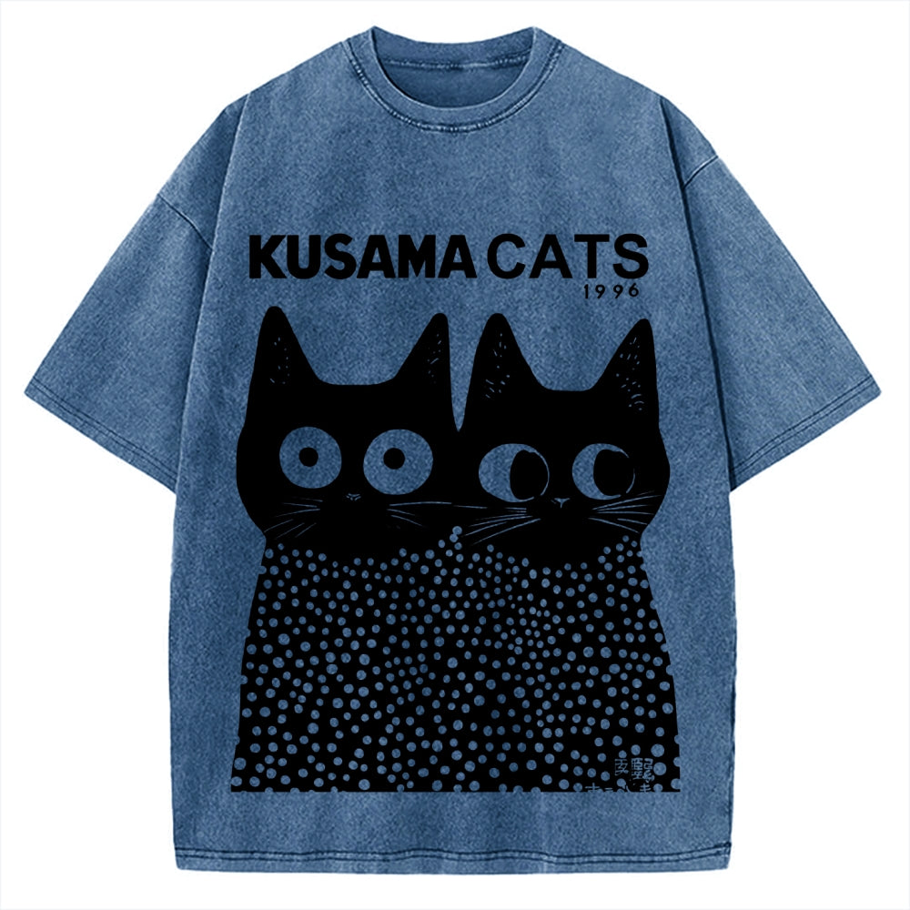 Kusama Cats 1996 Vintage Washed T-shirt