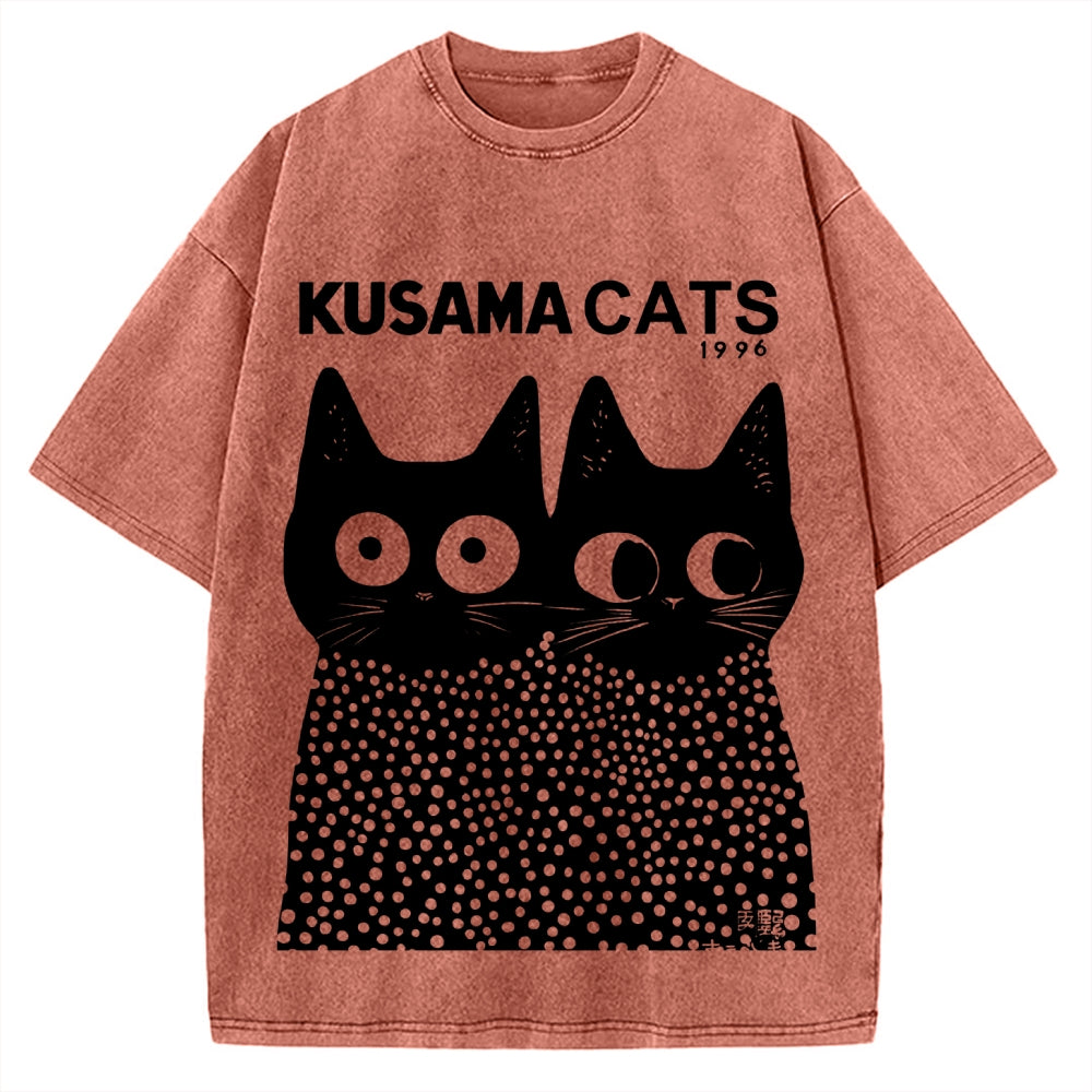 Kusama Cats 1996 Vintage Washed T-shirt