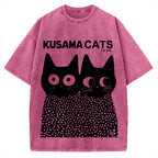 Kusama Cats 1996 Vintage Washed T-shirt