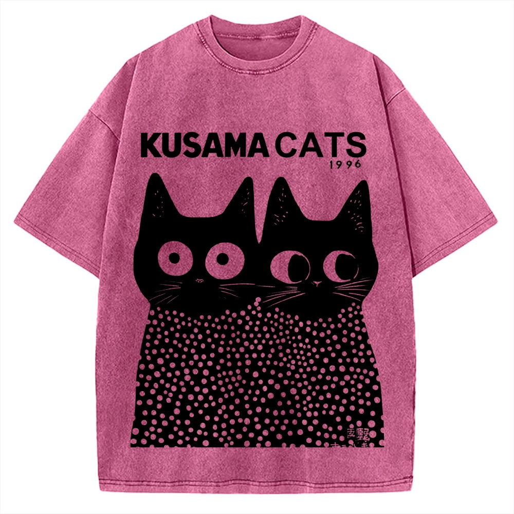 Kusama Cats 1996 Vintage Washed T-shirt
