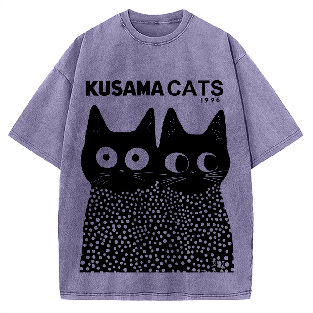 Kusama Cats 1996 Vintage Washed T-shirt