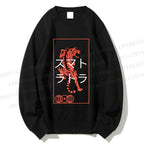 Unisex Japanese Tiger Printed Sweatshirt