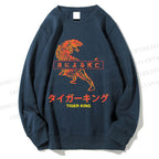 Unisex Japanese Tiger King Printed Sweatshirt