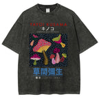 Yayoi Kusama Vintage Wash Japanese Design T-Shirt