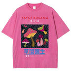 Yayoi Kusama Vintage Wash Japanese Design T-Shirt