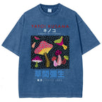 Yayoi Kusama Vintage Wash Japanese Design T-Shirt