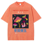 Yayoi Kusama Vintage Wash Japanese Design T-Shirt