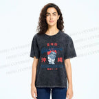 Unisex Okinawa Japan Printed Washed Tee