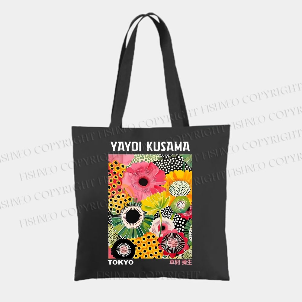 Flowers Yayoi Kusama Tote Bag