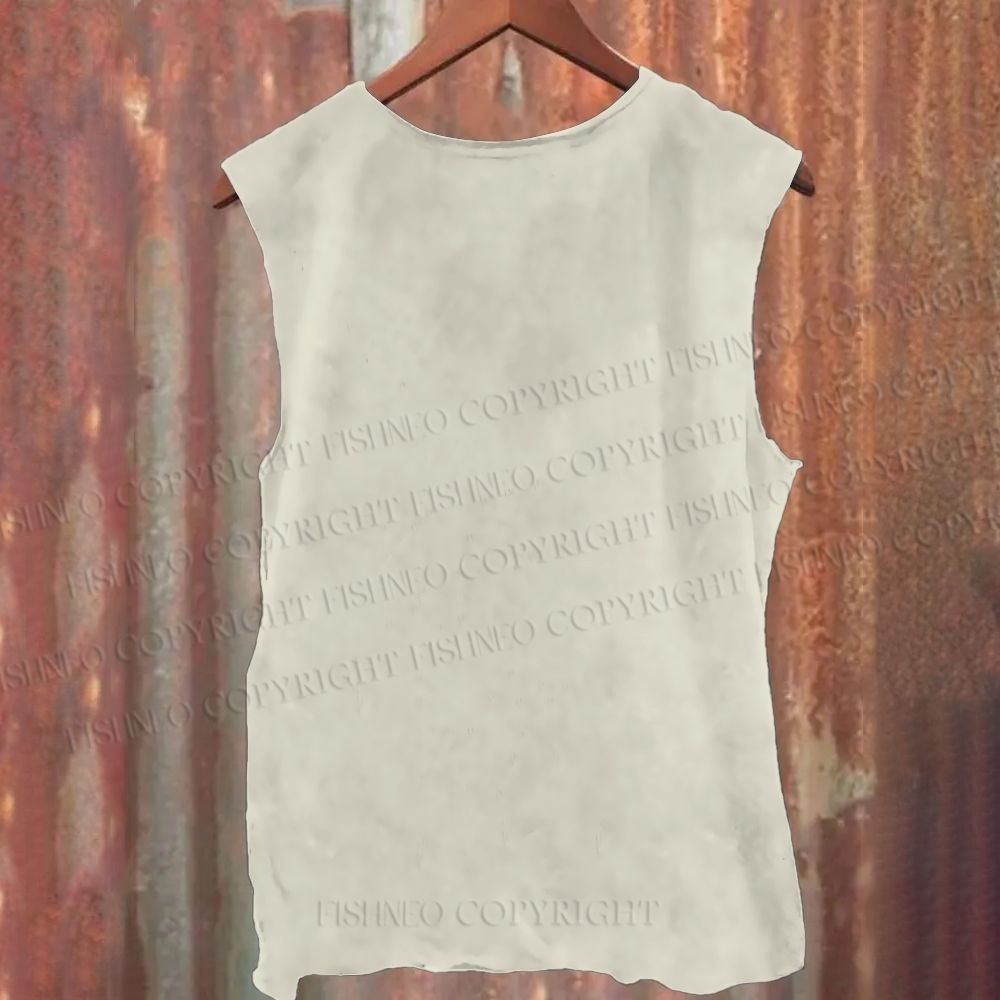 Japanese Yayoi Kusama Flower Casual Printed Tank Top