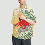 Japanese Demon Oni Button-up Shirt