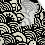 Japanese Cute Cat Wave Button-up Shirt