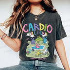 Unisex Cardio Tillicry Printed Washed Tee