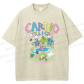 Unisex Cardio Tillicry Printed Washed Tee