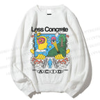 Unisex Less Concrete Printed Sweatshirt