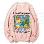 Unisex Less Concrete Printed Sweatshirt