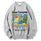 Unisex Less Concrete Printed Sweatshirt
