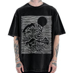 Kanagawa Division Vintage Washed T-shirt