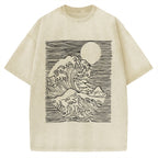 Kanagawa Division Vintage Washed T-shirt