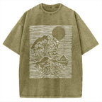 Kanagawa Division Vintage Washed T-shirt