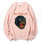 Unisex Vintage Japanese Ape Printed Sweatshirt