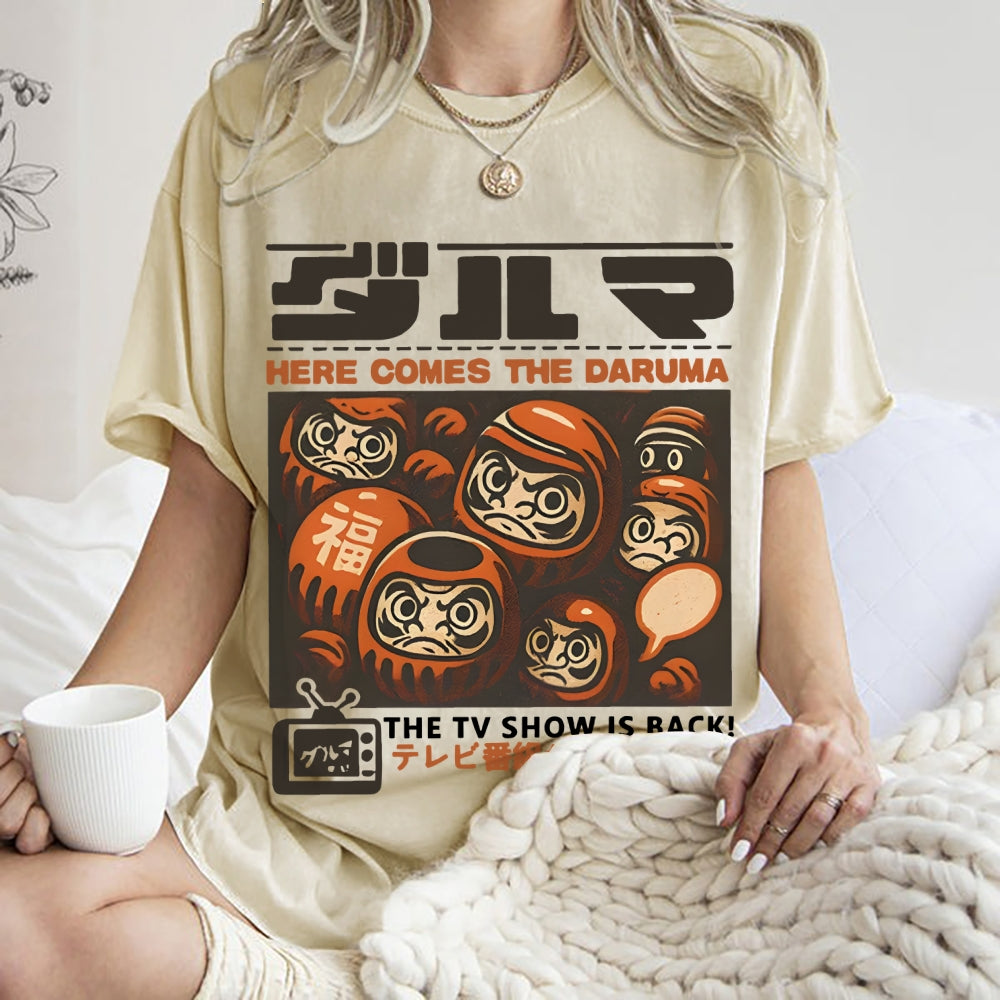 Daruma Doll TV Show Washed T-Shirt