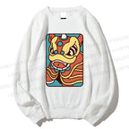 Unisex Lion Printed Sweatshirt