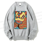 Unisex Lion Printed Sweatshirt