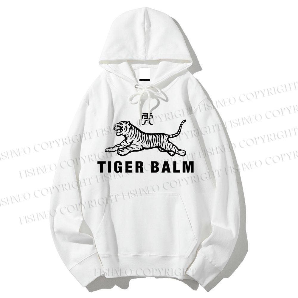 Unisex Casual Cotton Tiger Printed Hoodie