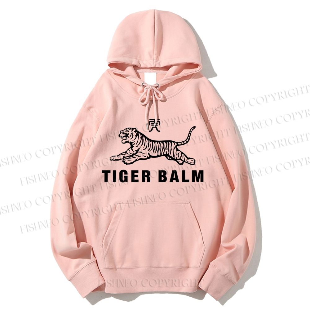 Unisex Casual Cotton Tiger Printed Hoodie