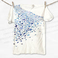 Unisex Fish Printed Classic T-shirt