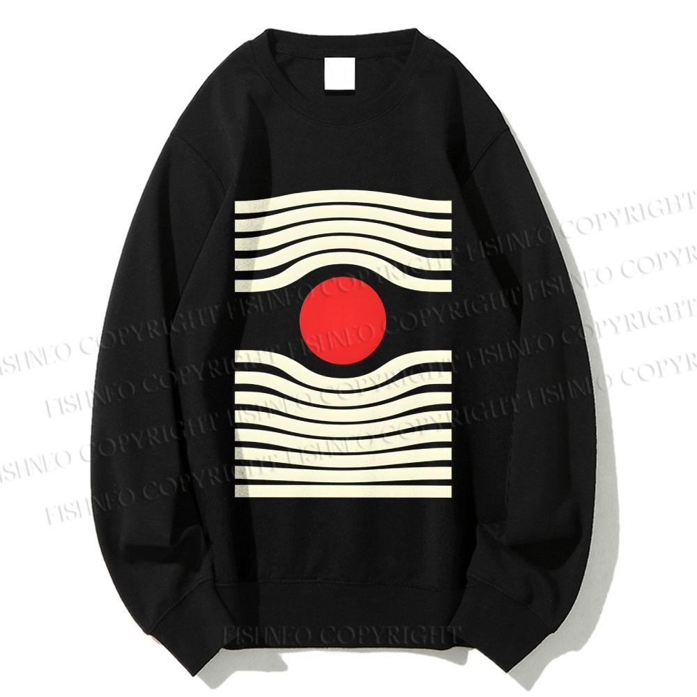 Unisex  Artistic Geometric Eyes Printed Sweatshirt