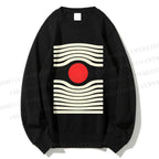 Unisex  Artistic Geometric Eyes Printed Sweatshirt