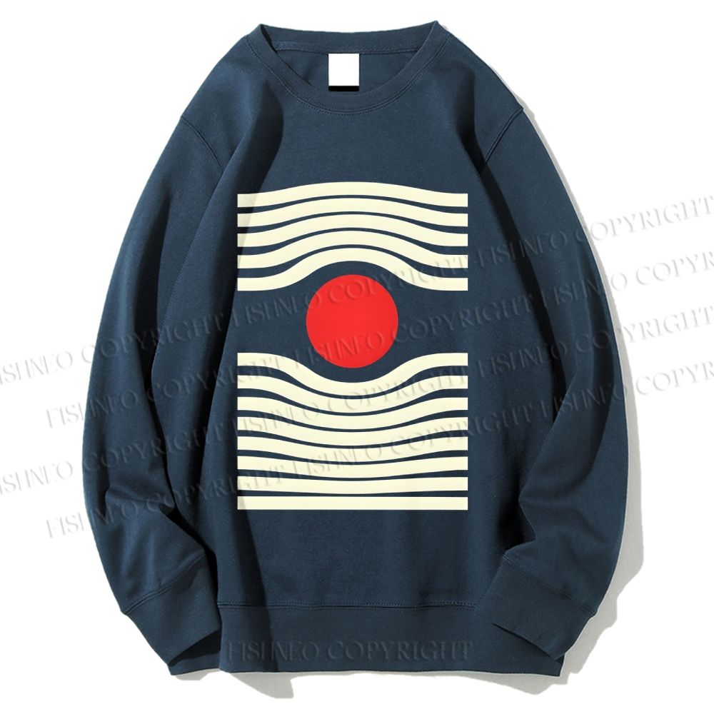 Unisex  Artistic Geometric Eyes Printed Sweatshirt