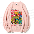Unisex Yayoi Kusama Graffiti Printed Sweatshirt