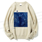 Unisex Yayoi Kusama Cat Printed Sweatshirt