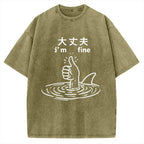 People In Danger Vintage Washed T-shirt