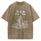 People In Danger Vintage Washed T-shirt