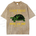 Unisex  I Got That Dog In Me Printed Washed Tee