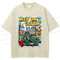 Unisex Keep On Gizzin Printed Washed Tee