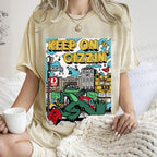 Unisex Keep On Gizzin Printed Washed Tee