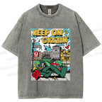 Unisex Keep On Gizzin Printed Washed Tee