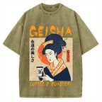 Geisha Coffee & Roastery Vintage Washed T-shirt