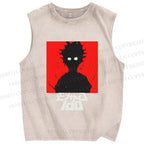Unisex Mob Silin Printed Washed Tank Top