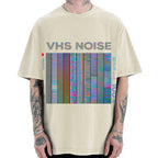 VHS Noise Music Vintage Washed T-shirt