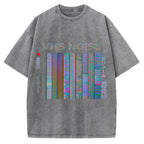 VHS Noise Music Vintage Washed T-shirt