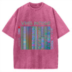 VHS Noise Music Vintage Washed T-shirt
