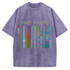 VHS Noise Music Vintage Washed T-shirt